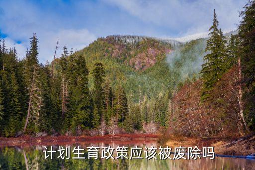  計劃生育政策應(yīng)該被廢除嗎