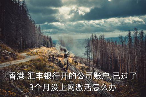 香港 匯豐銀行開的公司賬戶,已過了3個(gè)月沒上網(wǎng)激活怎么辦