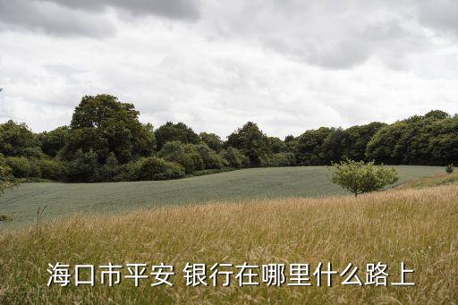 ?？谑衅桨?銀行在哪里什么路上