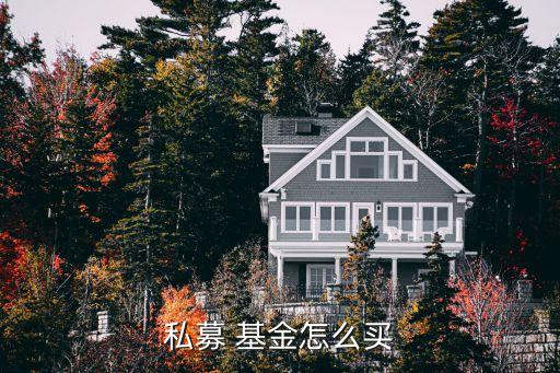 私募 基金怎么買(mǎi)