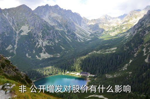 非 公開(kāi)增發(fā)對(duì)股價(jià)有什么影響
