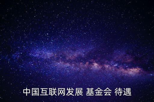 中國互聯(lián)網發(fā)展 基金會 待遇