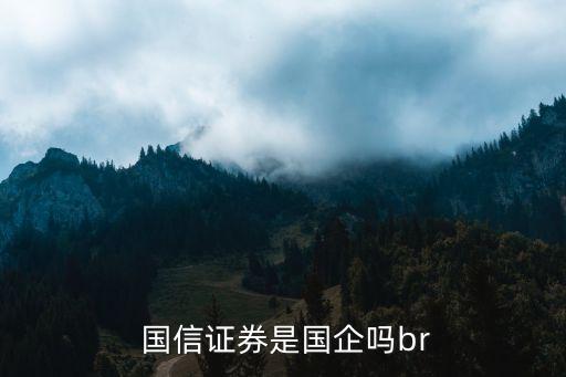  國(guó)信證券是國(guó)企嗎br