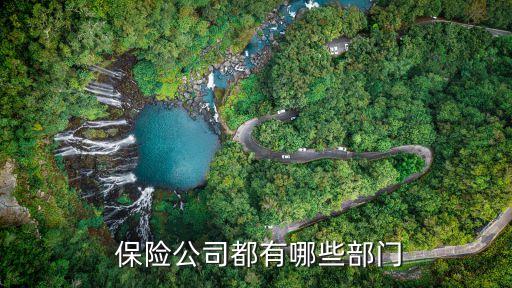  保險公司都有哪些部門