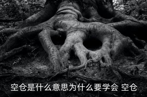  空倉是什么意思為什么要學(xué)會(huì) 空倉