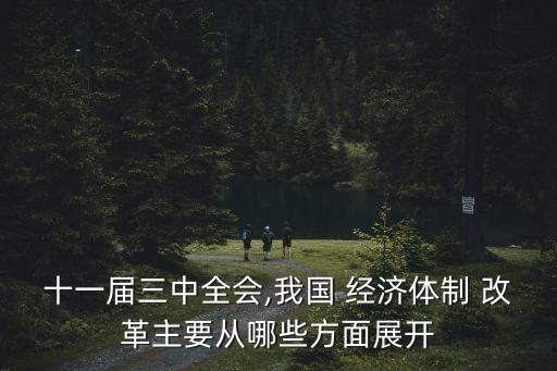 十一屆三中全會(huì),我國(guó) 經(jīng)濟(jì)體制 改革主要從哪些方面展開(kāi)