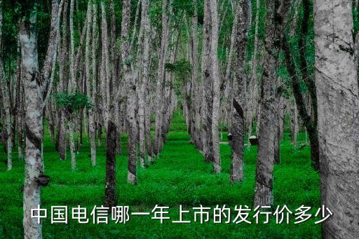  中國電信哪一年上市的發(fā)行價(jià)多少