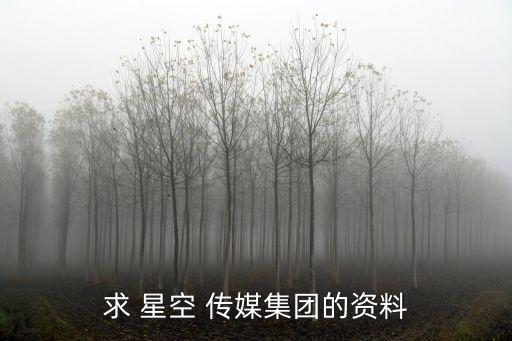 求 星空 傳媒集團的資料
