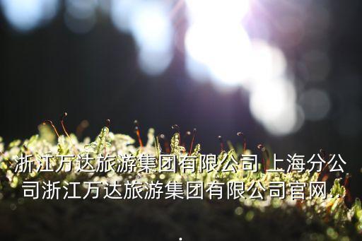 浙江萬(wàn)達(dá)旅游集團(tuán)有限公司 上海分公司浙江萬(wàn)達(dá)旅游集團(tuán)有限公司官網(wǎng)...